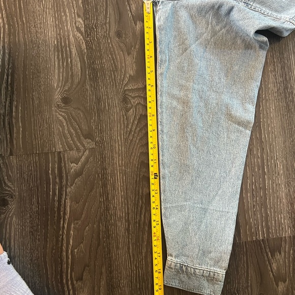 👑NWOT Triarchy Light Blue Button Up Denim Shirt XS - Picture 9 of 10